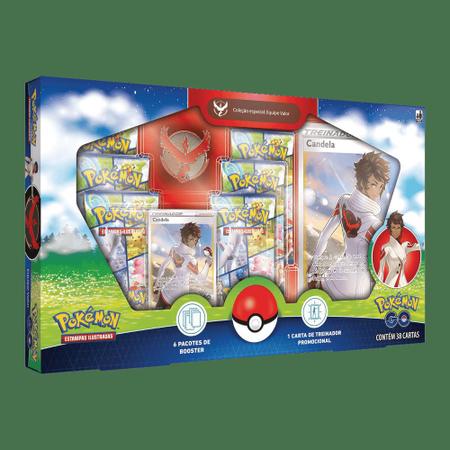 Jogo de Cartas Pokemon GO Box Especial Treinadores Valor Copag