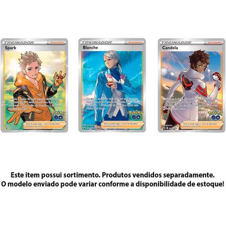 Caixa Box Cards Pokémon GO Equipe Valor Com 38 Cartas Copag - Deck de Cartas  - Magazine Luiza