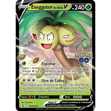Box Pokémon GO - Exeggutor de Alola-V - COPAG - Deck de Cartas - Magazine  Luiza