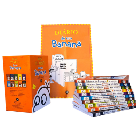  O Diario de Um Banana - Caixa com 10 Volumes (Em