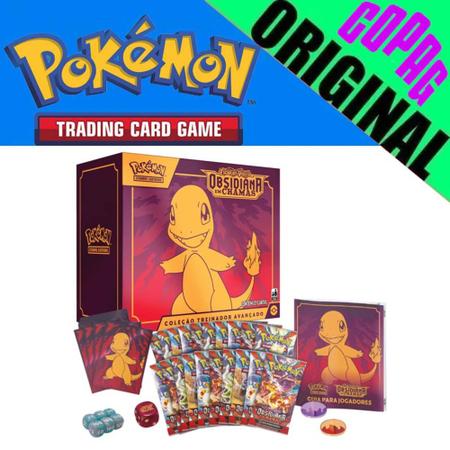 Pokémon Box Treinador Avançado Obsidiana Em Chamas - Copag