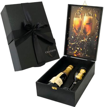 Imagem de Box Espumante Chandon + Taça Vidro + Bombom Ferrero Rocher