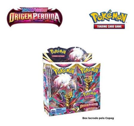 Booster Box Cartas Pokémon com 36 Pacotes Origem Perdida - Copag - Deck de  Cartas - Magazine Luiza