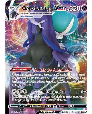 Box Pokemon Baralho Batalha de Liga Calyrex Vmax 120 Cartas - Copag - Deck  de Cartas - Magazine Luiza