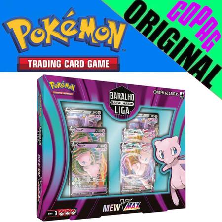 Pokémon Coleção Box de Batalha Mew VMax Batalha de Liga tcg em Promoção na  Americanas