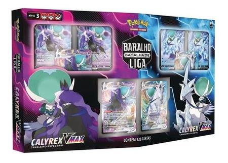 Box de Cartas Pokémon - Calyrex Vmax - Batalha de Liga Pokémon