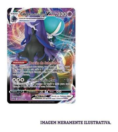 Box de Cartas Pokémon - Calyrex Vmax - Batalha de Liga Pokémon