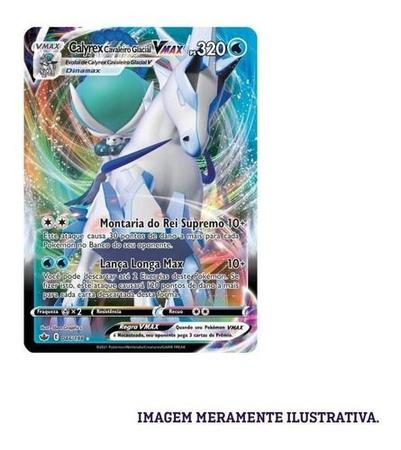 Jogo De Cartas Pokemon Box Batalha De Liga Cayrex Vmax em Promoção