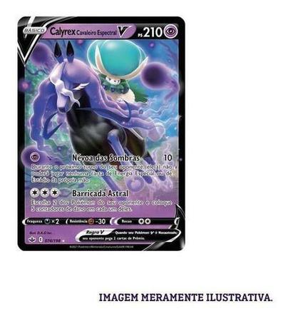 Imagem de Box Pokemon Batalha De Liga Calyrex VMaX 120 cartas - COPAG