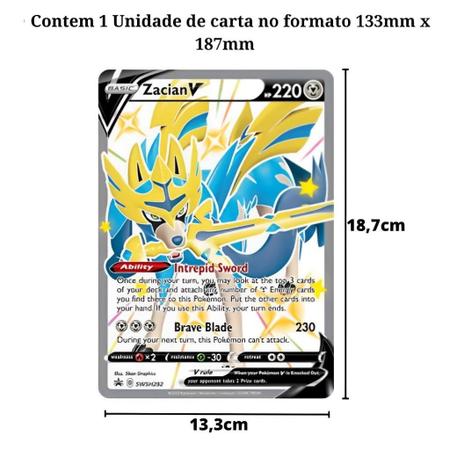 Box Pokemon Zacian Brilhante, Cor: Estampado - Copag : :  Brinquedos e Jogos