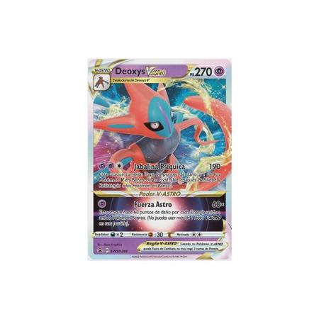 Pokemon box - deoxys vmax e v-astro - ref 32162 - COPAG - Deck de Cartas -  Magazine Luiza