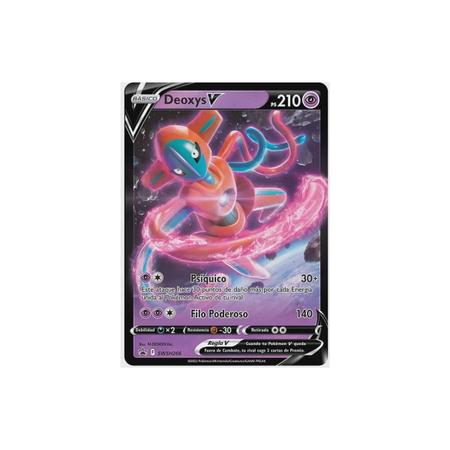 Coleção de Batalha Pokemon Box Premium Deoxys Vmax e Deoxys V-Astro - Copag