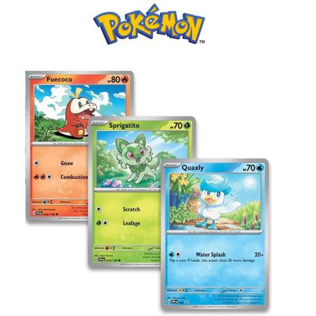 Cartas - Pokemon - Box Colecao Paldea Quaxly - 32528 COPAG DA IA