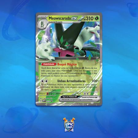 Carta Pokémon Meowscarada Ex Evoluções Em Paldea Original