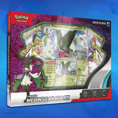 Box Pokémon Coleção Parceiros de Paldea Meowscarada ex - Deck de