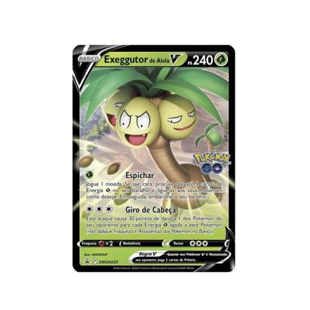 Box Pokémon Go Coleção Exeggutor de Alola V - Copag - Deck de Cartas -  Magazine Luiza