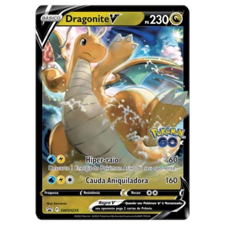 Box Pokemon Go Dragonite V Astro Copag Card TCG Lacrado Novo