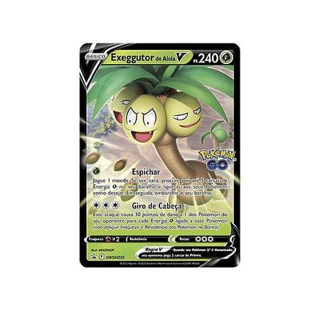 Box Pokémon GO - Exeggutor de Alola-V - COPAG - Deck de Cartas - Magazine  Luiza