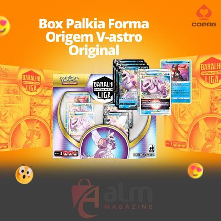 Box Pokémon Batalha De Liga Do Palkia Forma Origem V-astro em Promoção na  Americanas