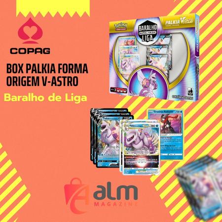 Box Pokemon Palkia Forma Origem V-astro Original 32794 Baralho de Liga -  Copag - Deck de Cartas - Magazine Luiza