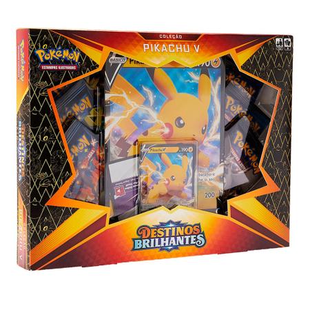 Box Coleção Pikachu V Pokémon Copag - Deck de Cartas - Magazine Luiza