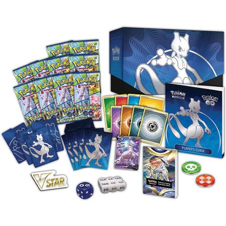 Pokémon Elite Trainer Box Mewtwo V Pokémon Go - Copag - Deck de Cartas -  Magazine Luiza