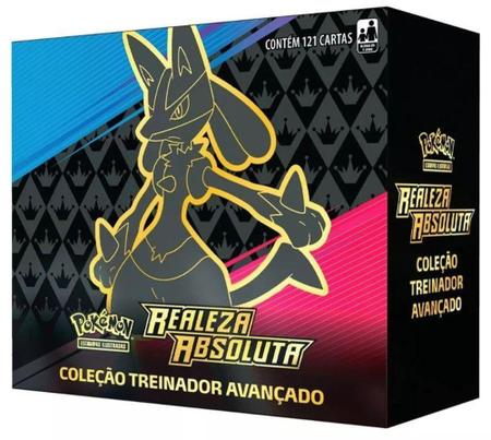 Box Pokémon Treinador Avançado Realeza Absoluta Copag - Deck de Cartas -  Magazine Luiza