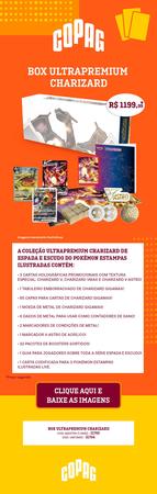 Box Pokémon Mega Evolução - M Charizard Vs M Blastoise - copag - Deck de  Cartas - Magazine Luiza