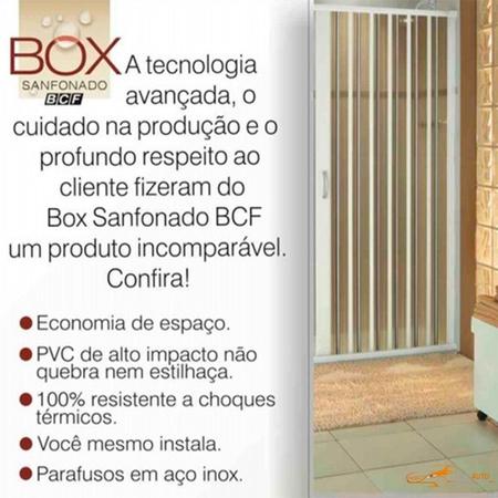 Imagem de Box Sanfonado Banheiro Em Pvc 1,60 Lag X 1,85 Alt Preto