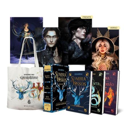 Trilogia Completa Sombra e Ossos com 3 Volumes Série Netflix