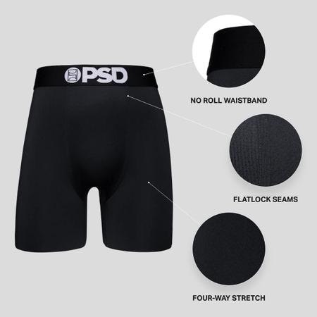 PSD Dead Prezidents Black Boxer Briefs