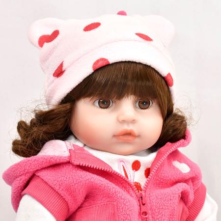 Brastoy boneca beba reborn 100percent silicone menina olhos