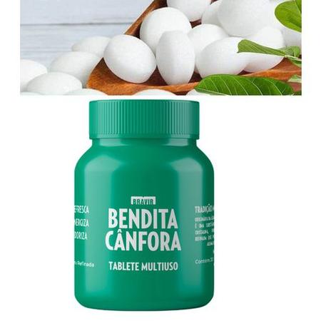 Imagem de Bravir Bendita Cânfora Com 30 Tabletes Multiuso 0,75g