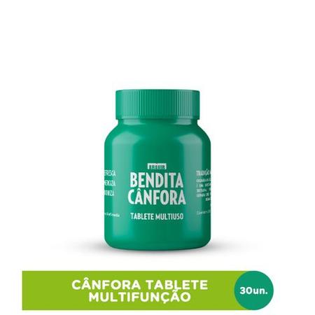 Imagem de Bravir Bendita Cânfora Com 30 Tabletes Multiuso 0,75g