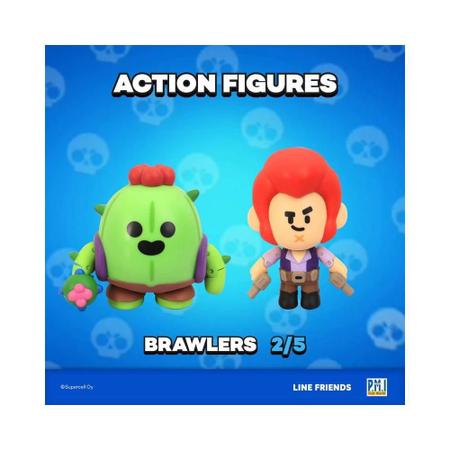 Brawl Stars Spike & Colt Pistols Cactus Fighters Brawler Set - PMI  International - Colecionáveis - Magazine Luiza