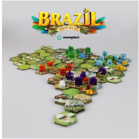 Brazil Imperial Jogo de Tabuleiro Meeple br no Shoptime