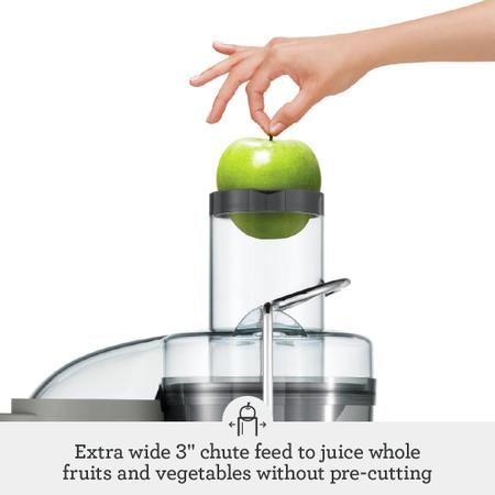 Breville Juice Fountain Elite Juicer, Aço Inoxidável Escovado, 800JEXL Imagem de Breville Juice Fountain Elite Juicer, Aço Inoxidável Escovado, 800JEXL
