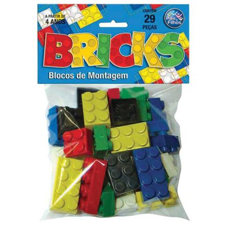 Imagem de Bricks blocos de montagem 29 peças pais & filhos