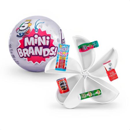 Brinquedo 5 Surprise Mini Brands Bolinha Surpresa Infantil +3 Anos
