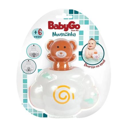 Imagem de Brinquedo Amigos Do Banho Ursinho Marrom Premium BabyGo 