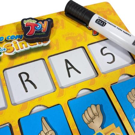 Jogo Memória Linguagem Dos Sinais Libras Infantil Educativo 80 Peças  Alfabeto Libras Brinquedo para Surdo Brinquedo Para Deficiente - GDkids  Brinquedos Educativos e Pedagógicos