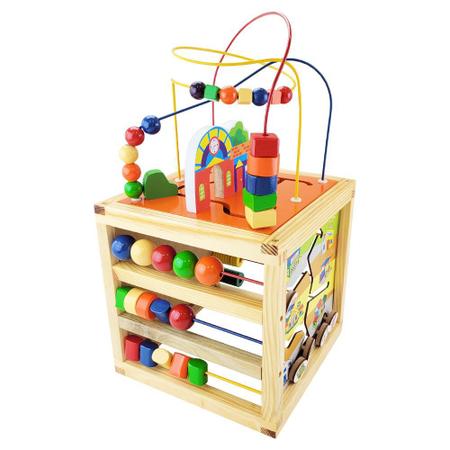 5 em 1 Brinquedo Educativo Aramado Casinha Bebê Lousa Pedagógico Jogo  Aramada Para Creche ou Escola 3 anos