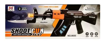 Brinquedo Arma Fuzil Sniper Arminha Som Luzes Movimento - MEI Zhi -  Brincadeiras de Faz de Conta - Magazine Luiza