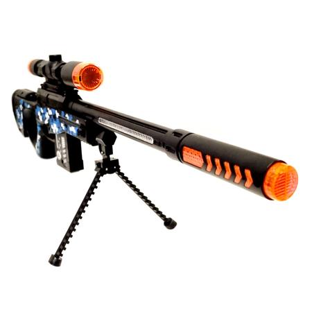 Arminha Brinquedo Sniper Rifle Som Luz Vibração Crianças - 99Express - Robô  - Magazine Luiza