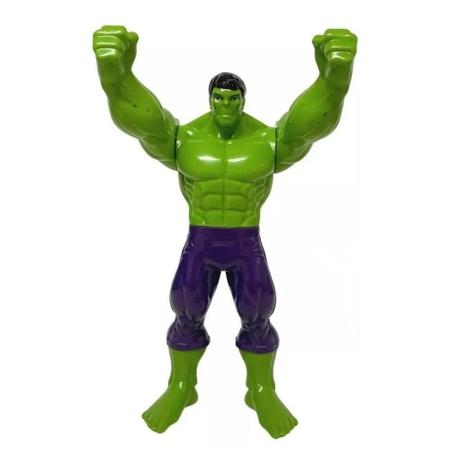 Imagem de Brinquedo Articulado Incrível Hulk 22CM Infantil Marvel Vingadores