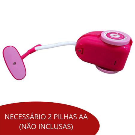 Imagem de Brinquedo Aspirador De Pó Infantil Importway Com Luzes E Som Rosa