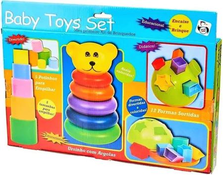 Imagem de Brinquedo baby toys set educativo didático diversão bebe 580