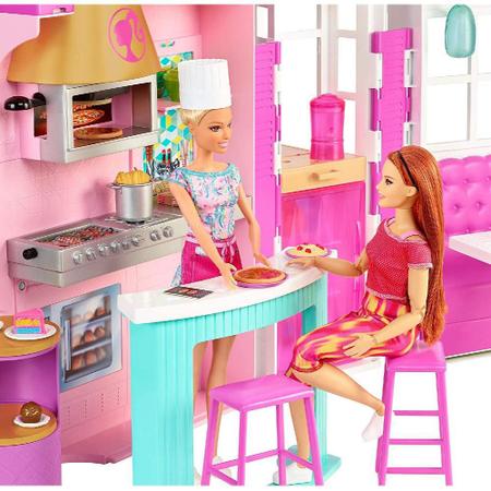 Imagem de Brinquedo Barbie Restaurante Cook'N Grill Com Boneca Hbb91