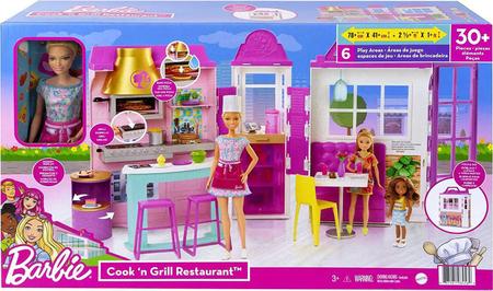 Barbie com Diversos Acessórios de Cozinha para Criar Comida, Brinquedo  Mattel Nunca Usado 65757448