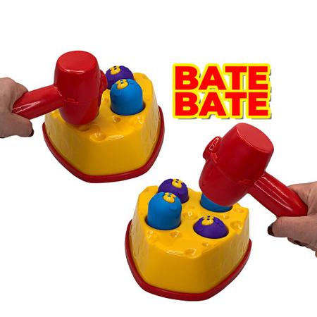 Imagem de Brinquedo Bate Bate Martelo Interativo Desenvolve Bate RataTuff